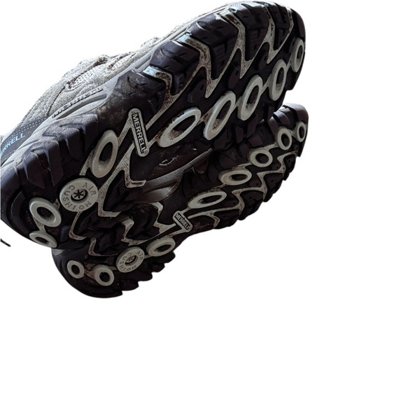 Merrell Hilltop Women's Hiking Shoes Aluminum Dream J098328 Blue/Gray Size 8 - Picture 5 of 6